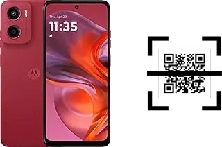 Wie lese ich QR-Codes auf einem Motorola Moto G05?