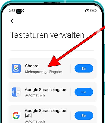 Tastaturen Xiaomi