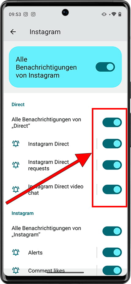 App-Benachrichtigungen verwalten Android