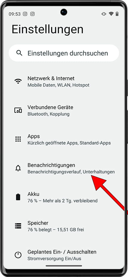 Android-Benachrichtigungen