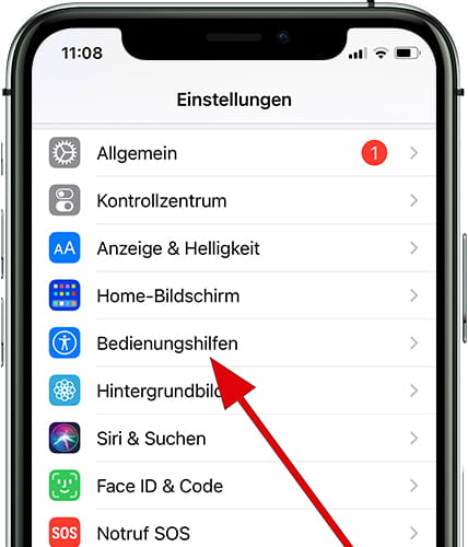Barrierefreiheit iOS