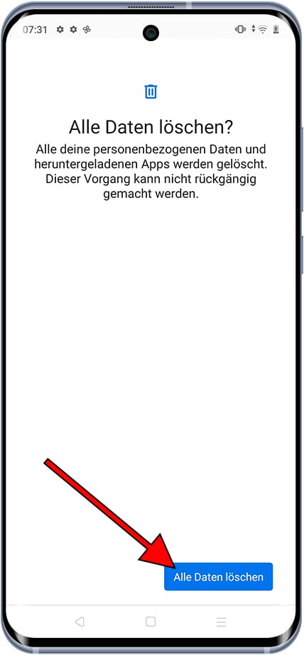 Alles löschen Android