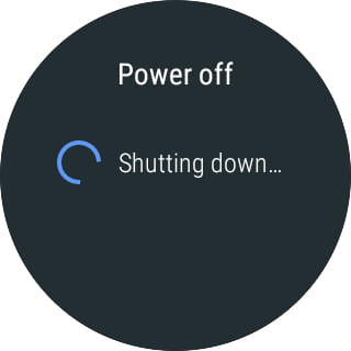 Ausschalten Wear OS