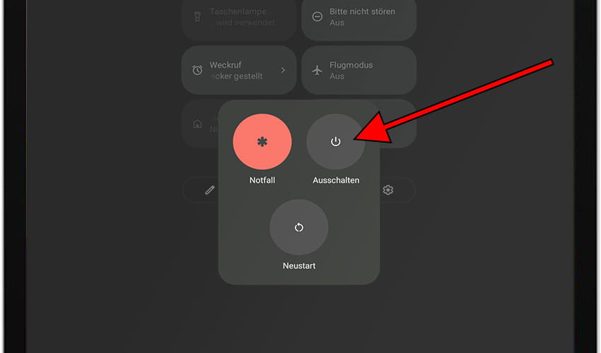Bestätigen aus Android