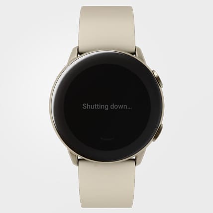 Smartwatch ausschalten